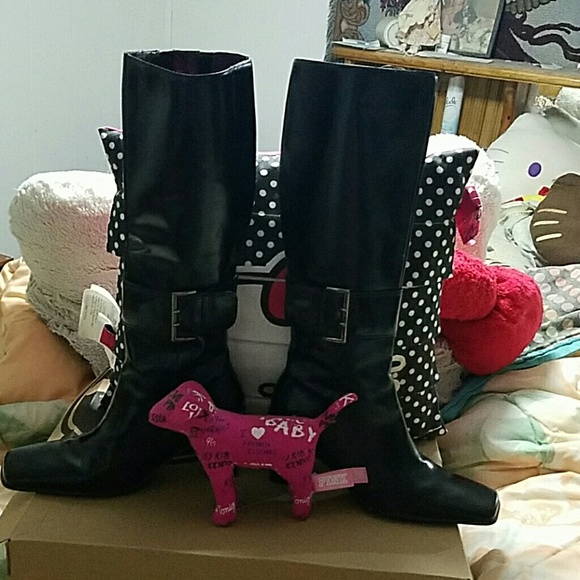 NINE WEST BOOTS--KNEE HIGH-BRAND -WITH TAGS - Picture 2 of 4